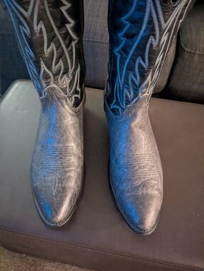 Bottes de cowboy homme Laredo rouge cerise foncé 12628 (taille 10EW